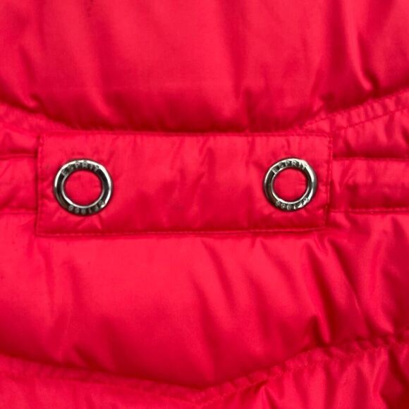 Esprit Red Sleeveless Snap Full Zip Down Vest Puffer Jacket Size XS - Picture 4 of 8